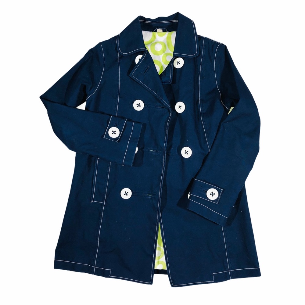 Boden Navy Blue Trench